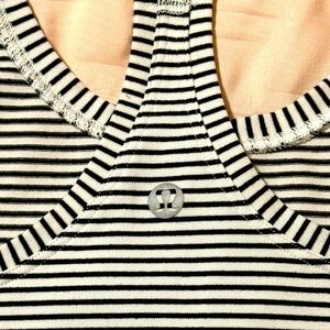 Lululemon Women’s Cool Racerback II Hyper Stripe Luon Light size 2